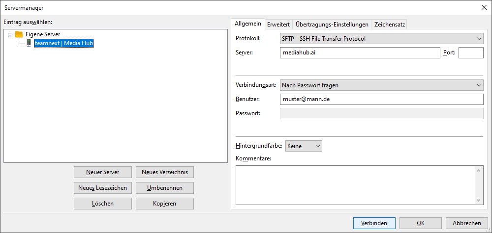 Dateien per SFTP verwalten - mit der professionellen Bildverwaltungssoftware von teamnext